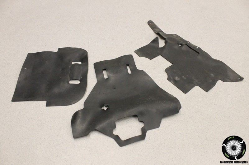 98 HONDA VFR 800 F1 INTERCEPTOR ENGINE RUBBER DUST COVERS MATS SHIELDS VFR800