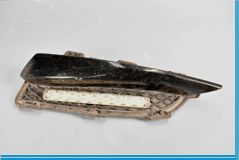 12-15 Jaguar X250 XF Front Left Driver Side Bumper Lower Grille Cover Black OEM