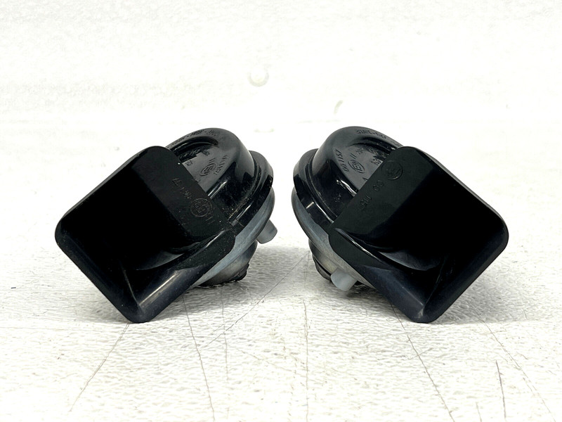 ⭐2009-2015 BMW 7-SERIES HORNS SIGNAL LOW & HIGH TONE PAIR SET ASSY OEM LOT2517