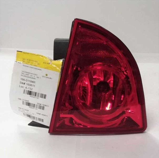 PASSENGER R. TAIL LIGHT QUARTER PANEL MOUNTED EXC. LTZ FITS 08-12 MALIBU 431141