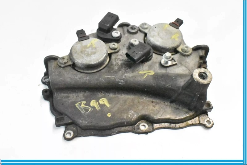 10-18 Jaguar XJ XJL XJR X351 Right Side Engine Motor Timing Cover Panel Set OEM