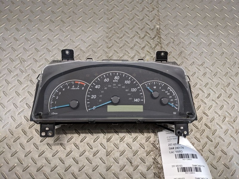Speedometer Cluster MPH VIN F 5th Digit 4 Cylinder Fits 12 CAMRY 1129603