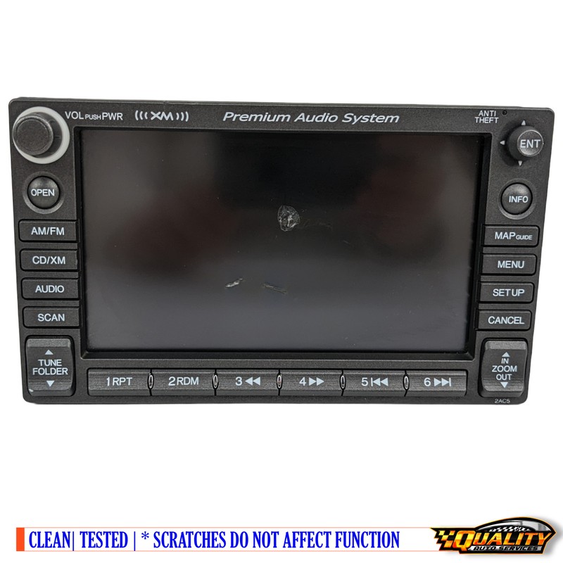 2006-2009 HONDA CIVIC AM FM RADIO NAVIGATION HEADUNIT DISPLAY 39541-SVA-A010-M1