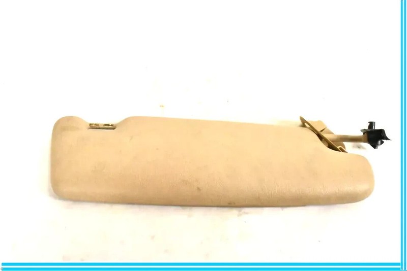90-02 Mercedes R129 SL500 300SL SL320 Left Driver Sun Visor Sunvisor Tan OEM