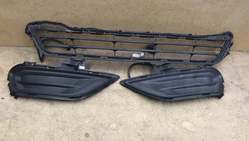 2013 2014 15 2016 Ford Fusion Front Exterior Lower Grill End Caps w/Harness OEM*