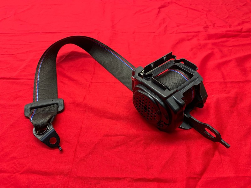 17-23 BMW G30 F90 M5 Competition Stitch Rear Left Upper Seat Belt Retractor OEM✅