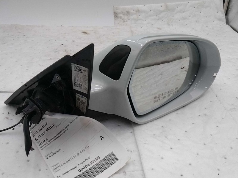 2017 Audi A6 Right Door Mirror Assembly White 135983 Used 106K Mileage