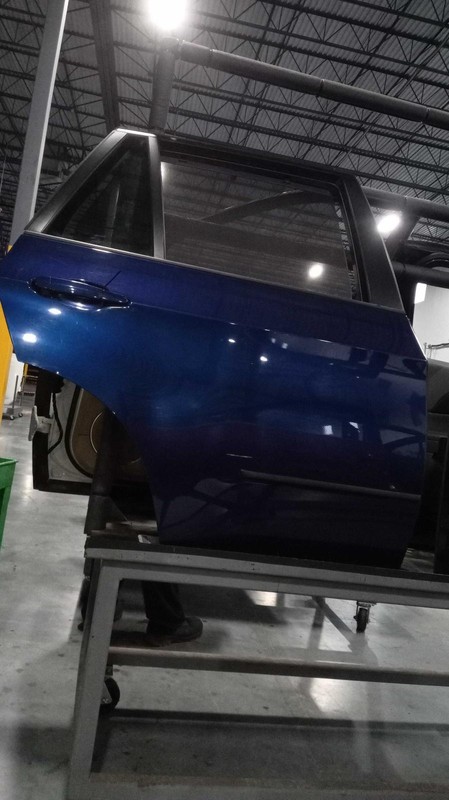 2012 BMW X5 Rear Right Door Blue OEM 74665 4DR SUV Used 133K Miles