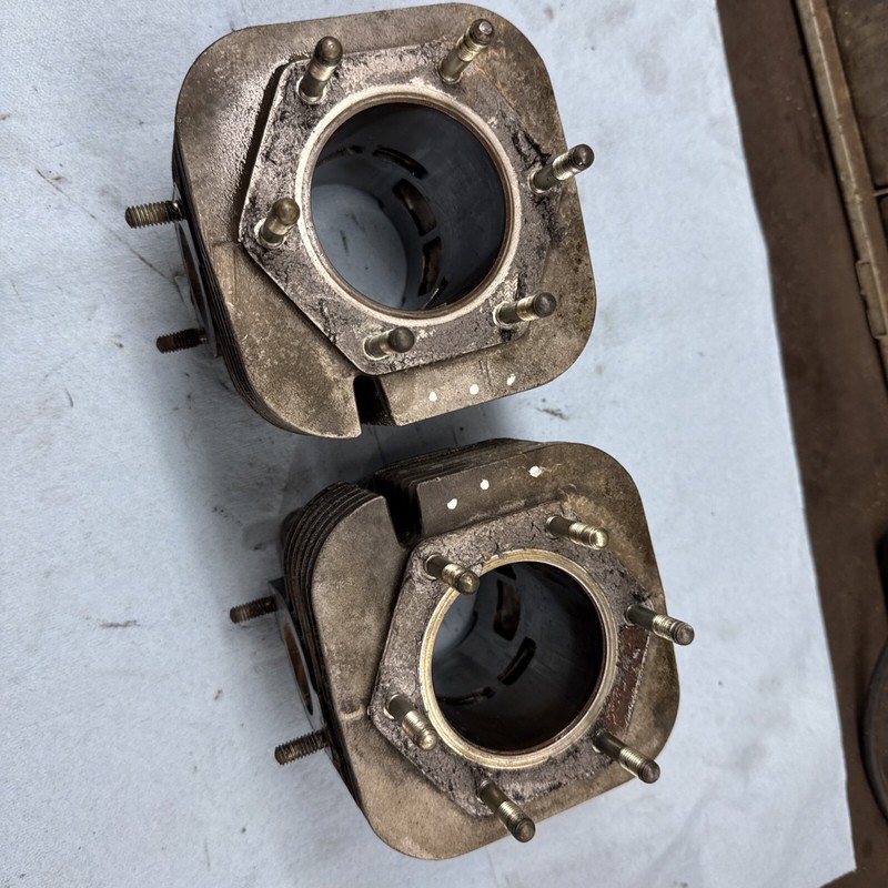 1980’s -1990’s PolarisIndy Trail Indy SportSnowmobile motor Cylinder Jugs