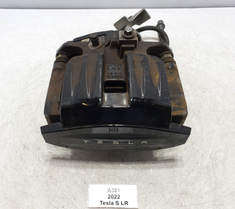 ✅ 21-25 OEM Tesla Model S X Rear Left Driver Side Brake Caliper Mando 48k