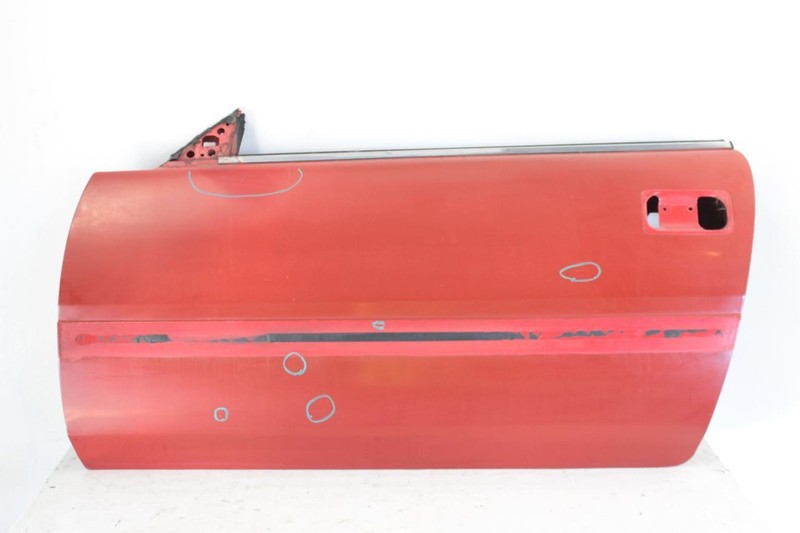 84-89 Nissan 300ZX Z31 Red Driver Left Front Door Shell Assembly