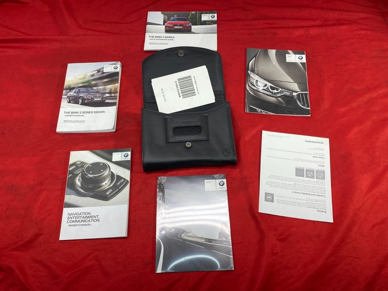 12-16 BMW F30 3 Series Sedan Owner Operator Manual Booklet Case Cover Set OEM✅