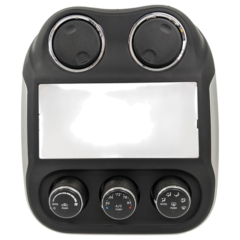 11-17 Jeep Patriot Compass Center Dash Radio Climate Control Air Vent Bezel OEM