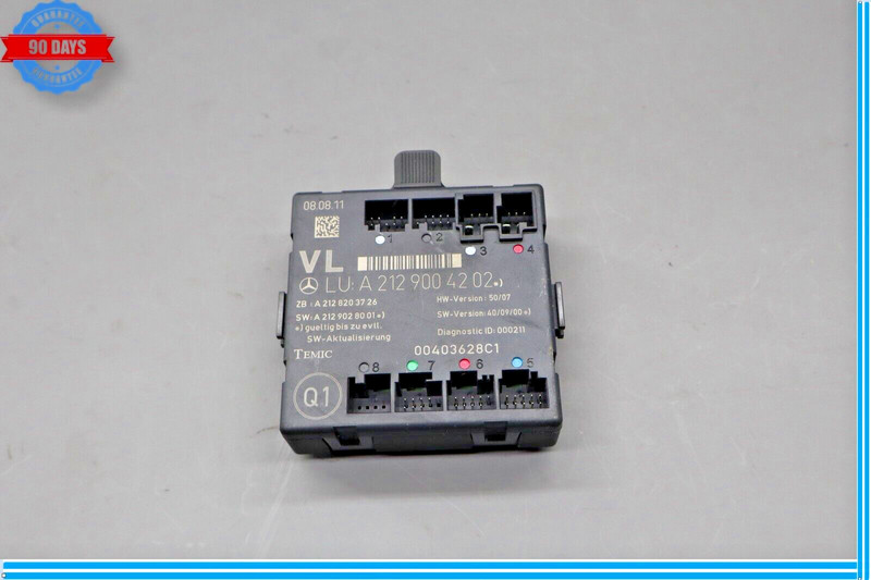 08-14 Mercedes W204 C250 C300 Front Left Side Door Control Module 2129004202 Oem