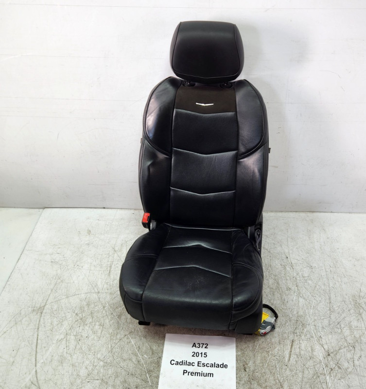 ✅ 2015 OEM Cadillac Escalade Front Left Driver Side Seat Leather Black*