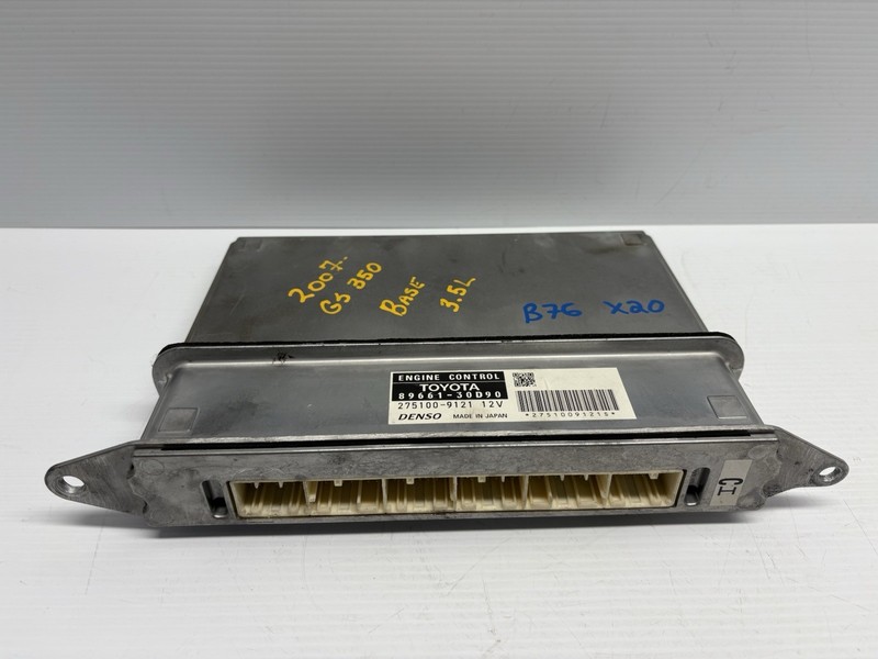 2007 2008 LEXUS GS350 ENGINE CONTROL MODULE COMPUTER DME OEM 89661-30D90