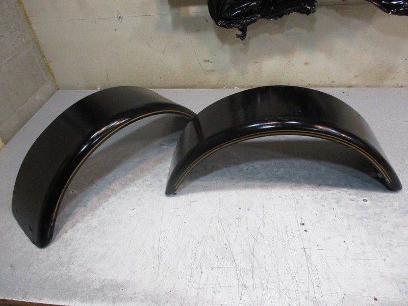 Trailer Fender Black Painted Steel 28 3/4" x 11" x 8"