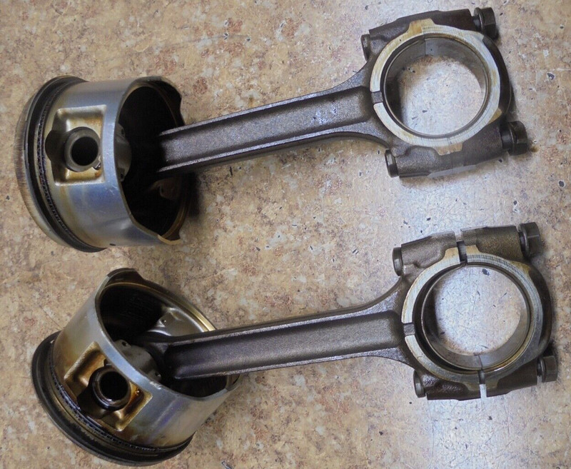 2003 Honda Shadow VT1100C VT1100 VT 1100 C Engine Pistons Connecting Rods 03