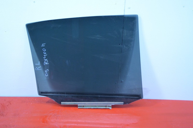 06-09 LEXUS RX400h REAR LEFT DRIVER DOOR WINDOW GLASS OEM