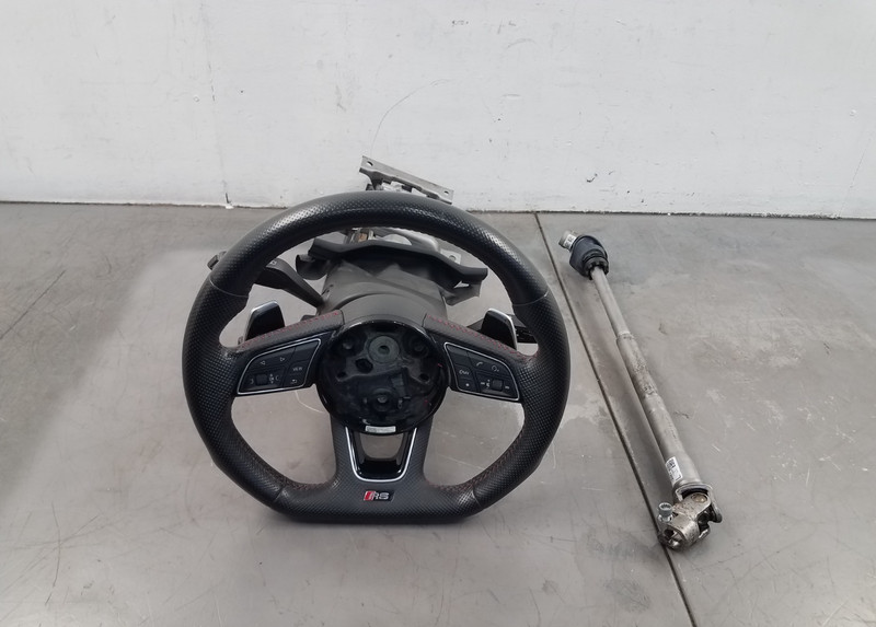 2018 Audi RS5 Quattro F5 Leather Steering Wheel / Column #4168 E3
