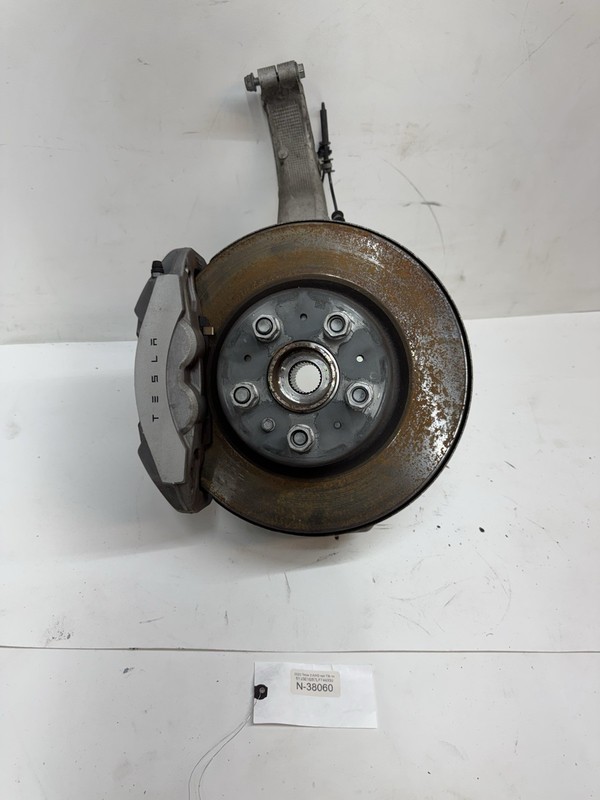17-22 Tesla 3 FR Right Knuckle Wheel Hub Disc Rotor Caliper 1044316-00-E 38060