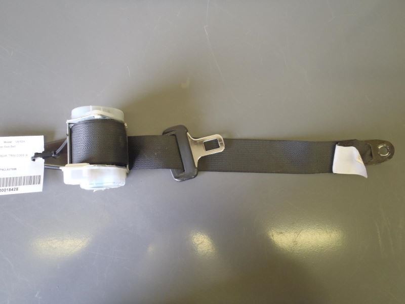 Center Rear Seat Belt Retractor Black Fits 2012 Nissan Versa Sedan 71249
