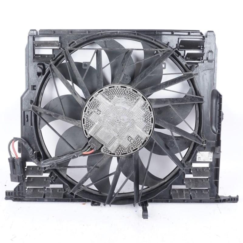 11-16 BMW 550i 650 F10 F12 Cooling Fan Assembly V8 TESTED 8509743 OEM