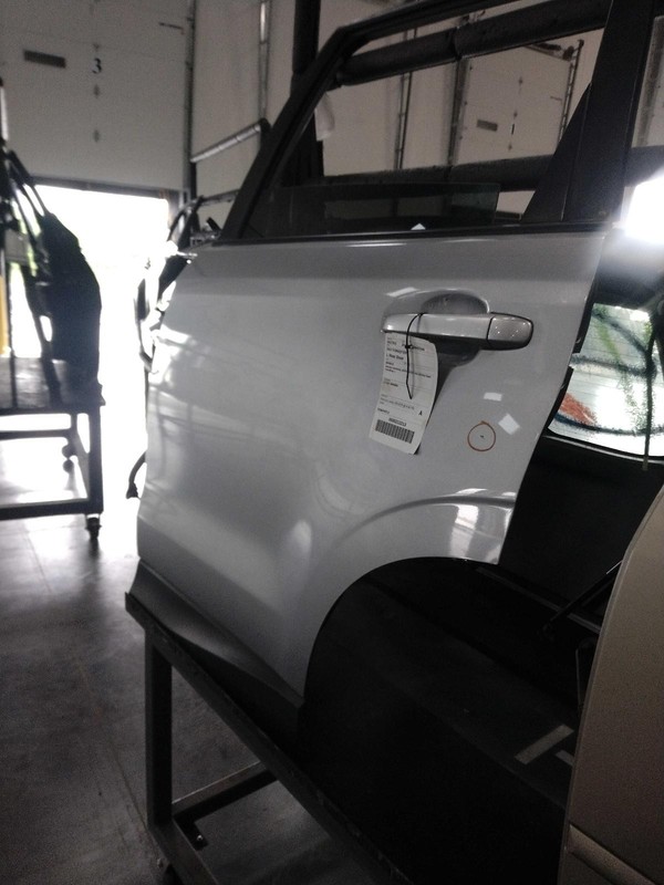 2017 Subaru Forester Left Rear Door Silver OEM Used 641676 98k Miles