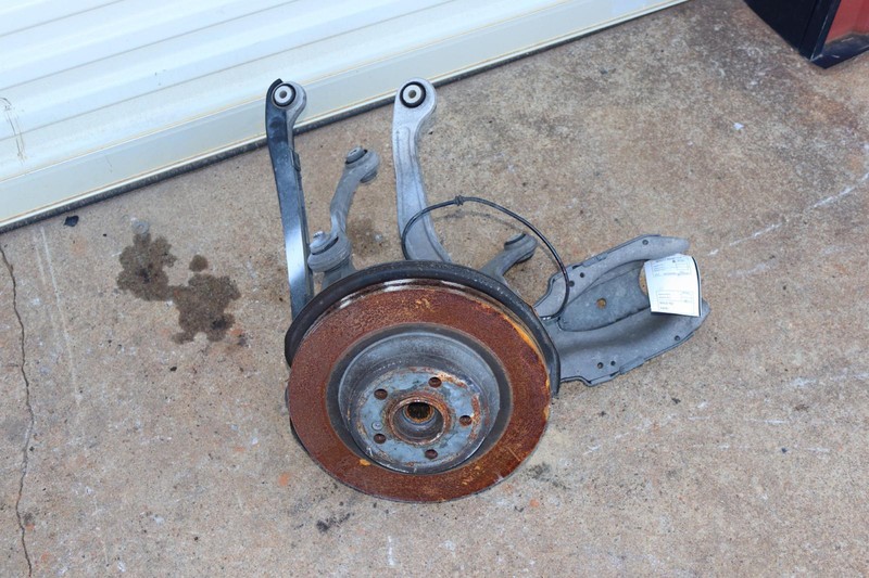 2007-2014 MERCEDES S-CLASS S550 W221 AWD REAR LEFT SPINDLE KNUCKLE HUB ASSY OEM