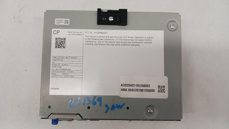 19-'20 HONDA PASSPORT radio stereo head unit OEM 1 Year Warranty!