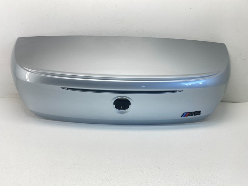BMW E64 M6 Convertible Rear Trunk Lid Shell Panel Silverstone Metallic OEM ✅