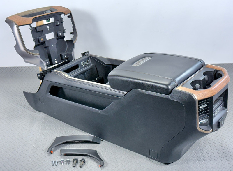 ✅ 19-25 RAM 1500 5 LONG HORN LIMITED FLOOR CENTER CONSOLE ARMREST STORAGE BEZEL