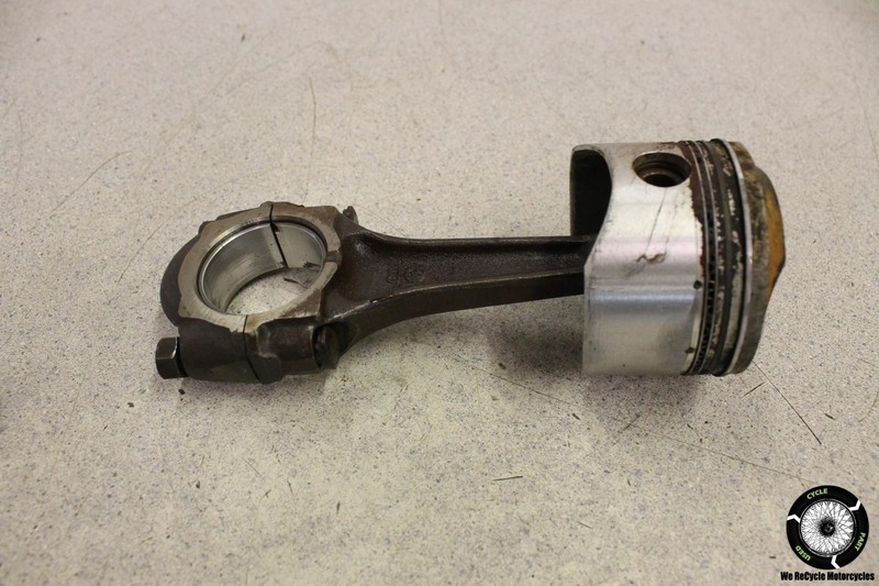 1976 Kawasaki KZ400 ENGINE MOTOR BLOCK PISTON CONNECTING ROD KZ 400 76