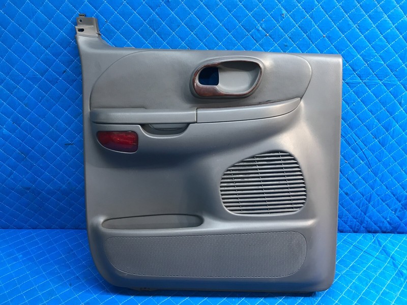 2000 FORD F150 PICKUP RIGHT RH PASSENGER REAR DOOR TRIM PANEL GRAY OEM