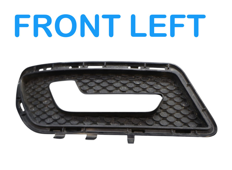 06-16 Mercedes E350 E550 Front Bumper Left Fog Light Cover Grille Black Oem