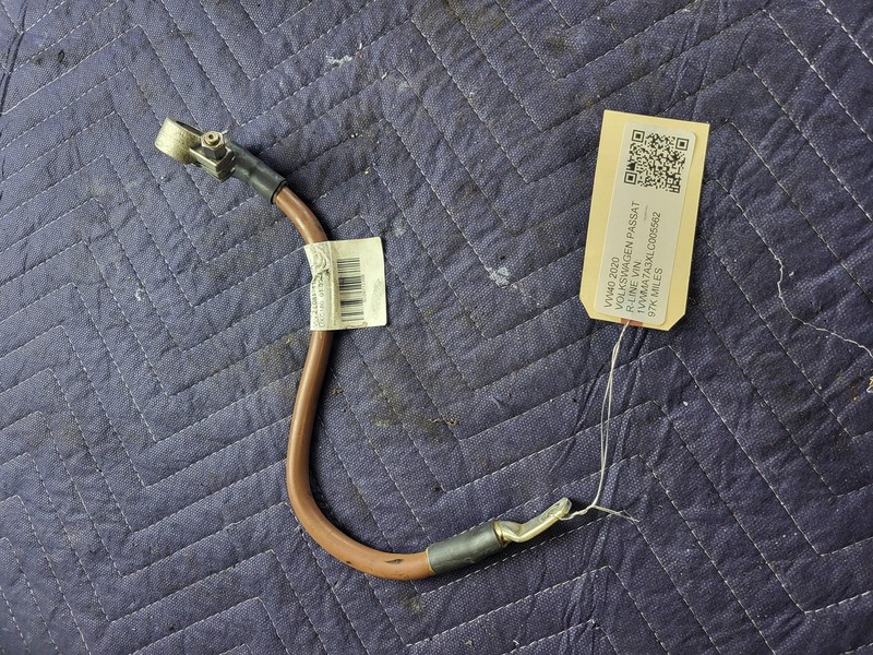 Used Oem Volkswagen Battery Negative Wire Cable 5C0971235B for 2020 Passat 2.0L