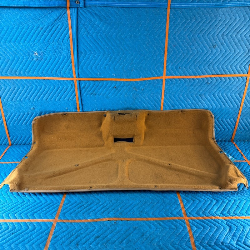 1989–1991 CHRYSLER TC MASERATI 46K Trunk Lid Soft Liner Ginger Tan OEM