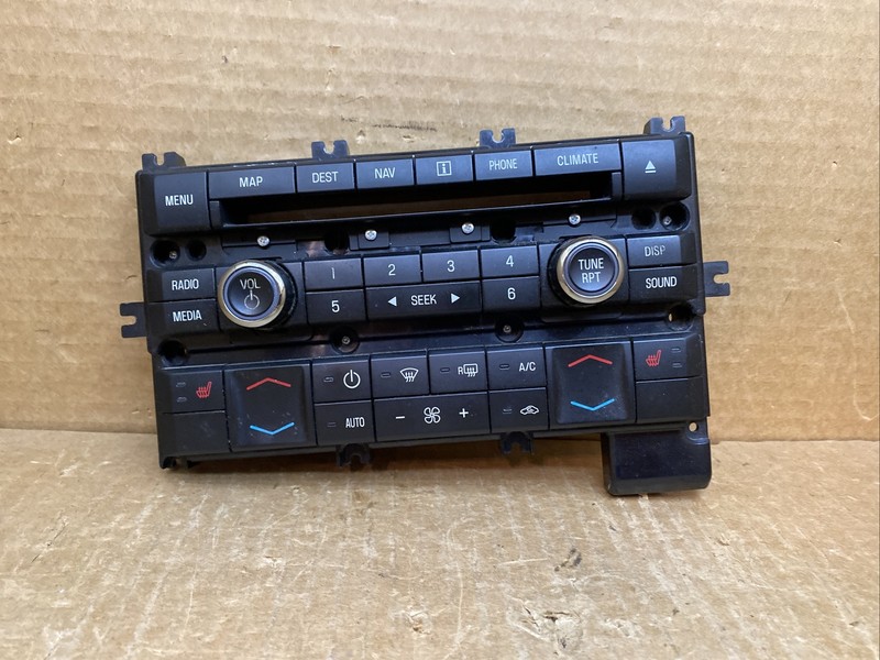 2009 Ford Flex Radio Audio AC Climate Control Panel Model Number 8A8T-18A802-DHW