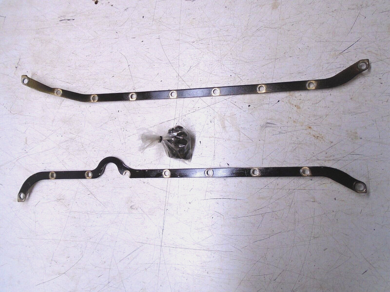 L2b Mercruiser V8 Stern Drive Oil Pan Reinforcements Port/Stbd 14082340 14082341