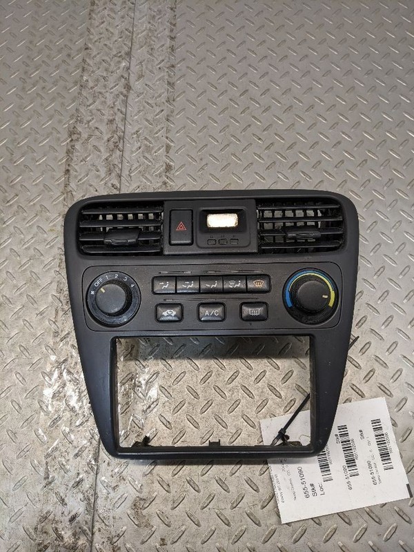 1998-2002 Honda Accord AC Climate Control Heater Digital Radio Bezel Bla 1192586