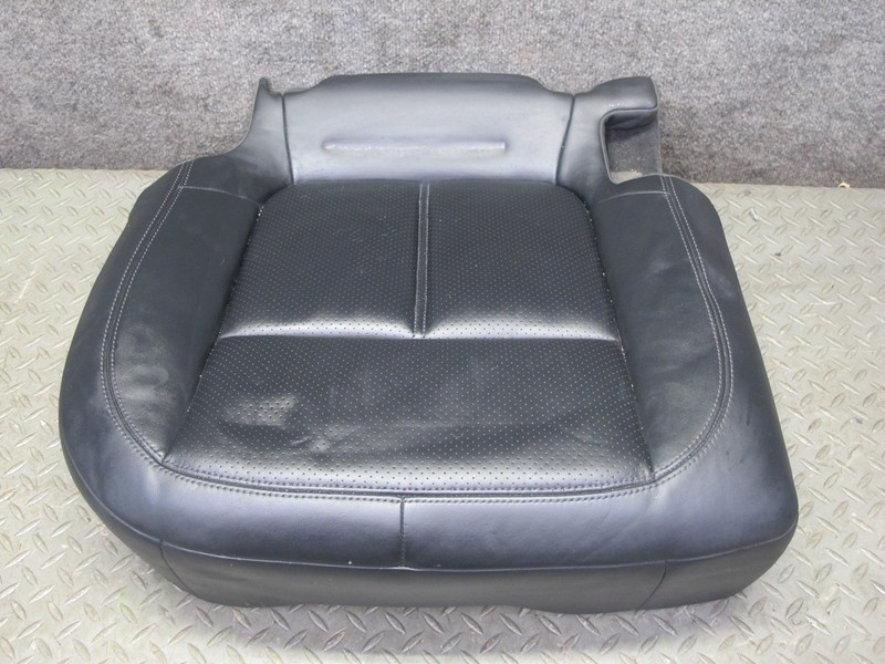 2011-2018 PORSCHE CAYENNE 958 REAR SEAT RIGHT SIDE LOWER LEATHER CUSHION BLACK