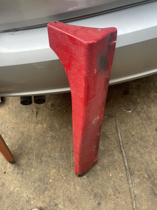 03 04 05 DODGE NEON SRT4 LH Rear Red Sideskirt Side Skirt SRT-4 - Driver Side