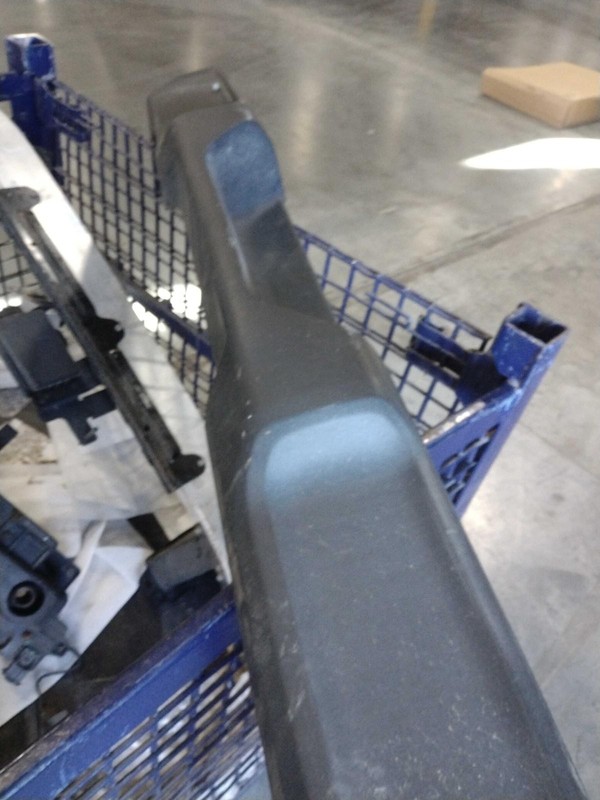 2018 Jeep Wrangler OEM Orange Bumper Assembly - Used, Small Gouges, 92k Miles