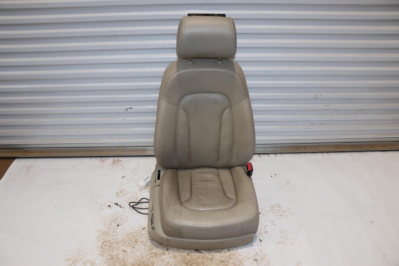 2010-2012 AUDI Q7 FRONT RIGHT PASSENGER SEAT LEATHER TAN W/ DISPLAY & MEMORY OEM