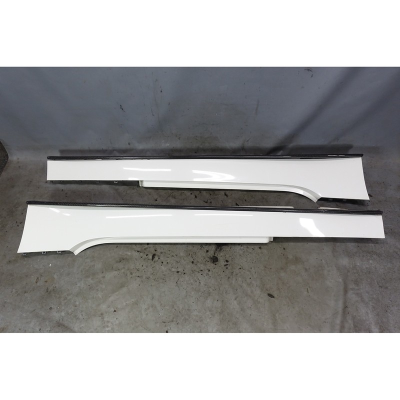 Damaged 09-16 BMW E89 Z4 Roadster Side Skirt Rocker Panels w Carbon Trim OEM