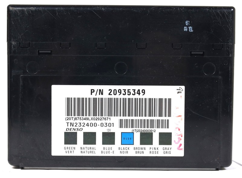 OEM GM Cadillac CTS CTS-V BCM BCU Body Control Computer Module OEM 20935349 USED