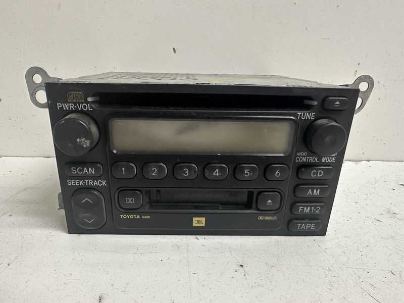 2000-2003 Toyota Solara Radio Stereo 2 DIN Single Disc CD Player Oem