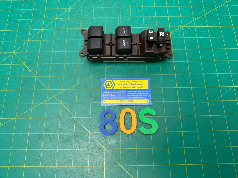10 Lexus IS250 IS350 FRONT LEFT SIDE DOOR WINDOW CONTROL MASTER SWITCH OEM