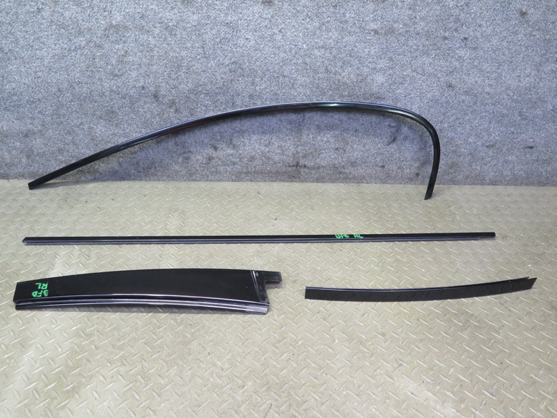 2006-2010 BMW E60 M5 535i REAR LEFT DOOR WINDOW TRIM MOLDING PANEL SET