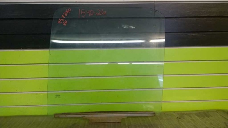 95 F250 7.3L AT DIESEL PASSENGER RIGHT FRONT DOOR WINDOW GLASS OEM 1540-26